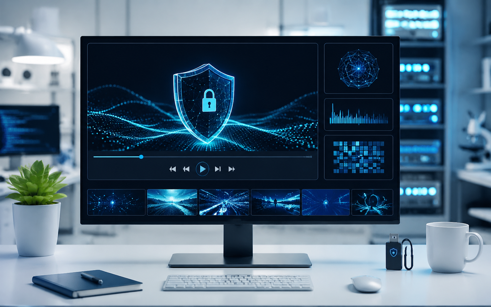 Media DRM Protection project visualization