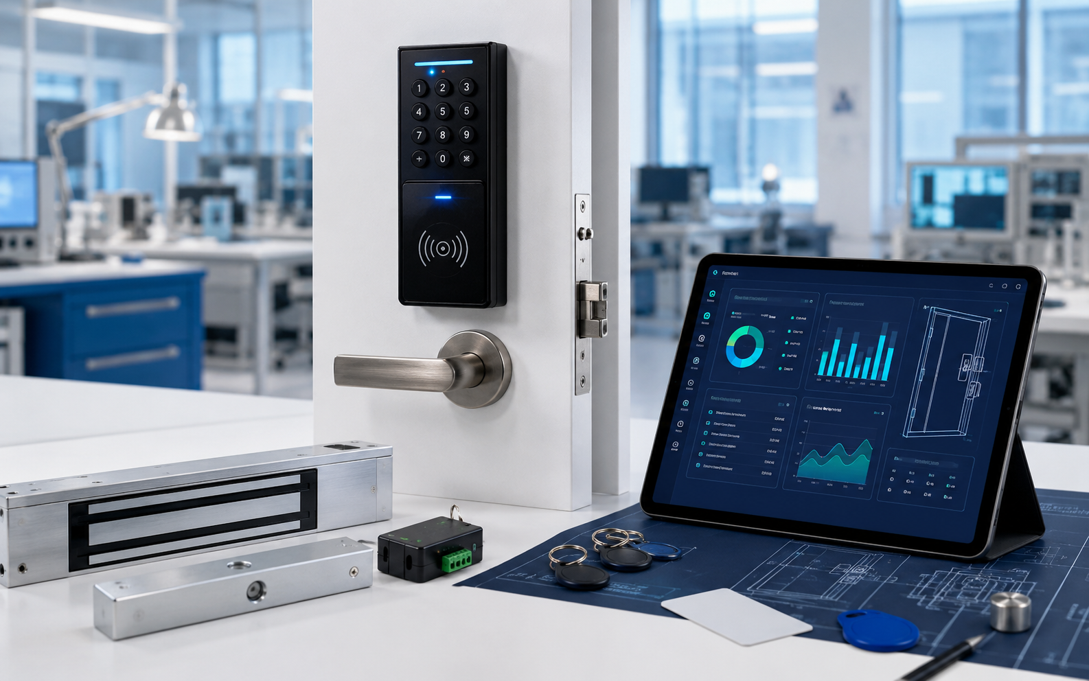 Smart Door Security project visualization